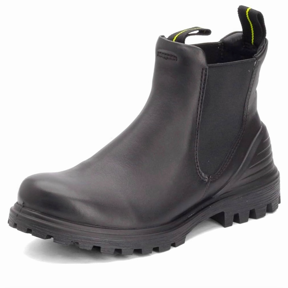 ECCO Women's Tredtray Black Leather Chelsea Boot!